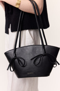 Manuka SANDY FİYONKLU ÇANTA SİYAH