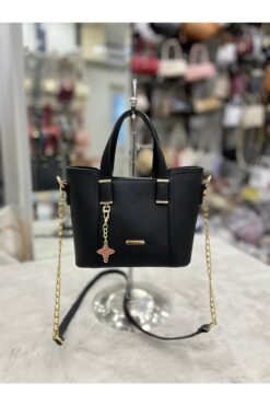 nura Siyah Kadın Beçin El Ve Omuz Çantası