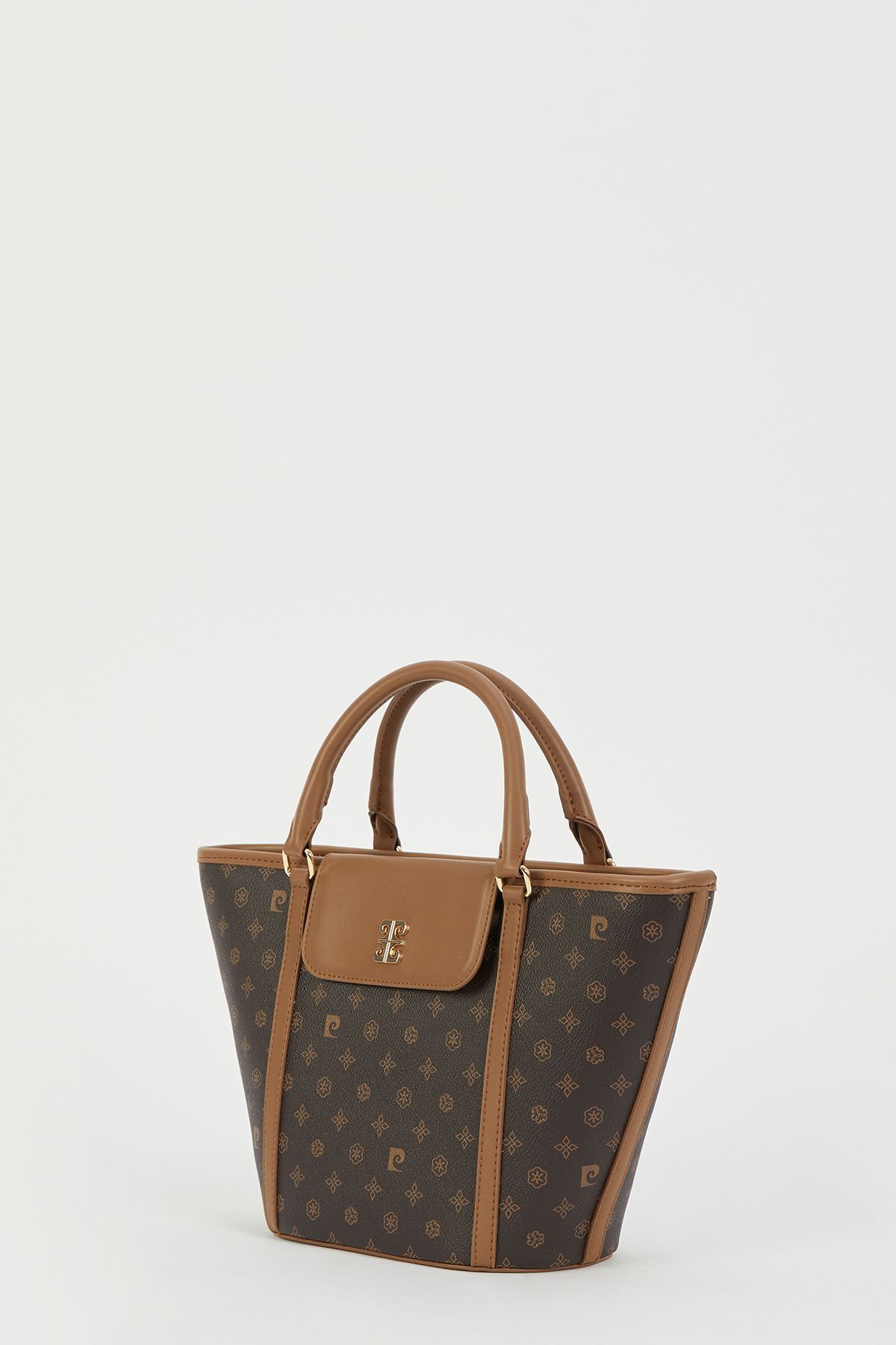 Pierre Cardin Kahve Monogram Kadın Omuz Çantası 05PO23Y1717 - Görsel 3