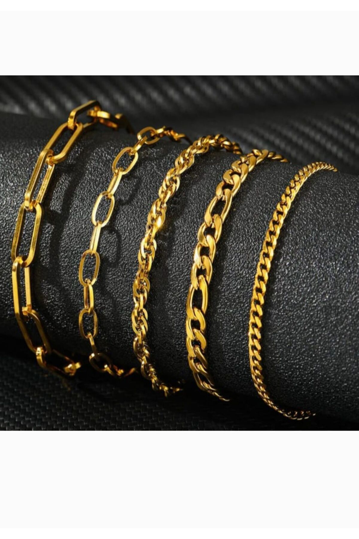 monalisatoka Gold 5'Li Bileklik Seti - Görsel 2
