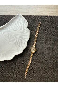 rubsey Retro Minimal Metal Kordon Vintage Kadın Kol Saati İki Renk