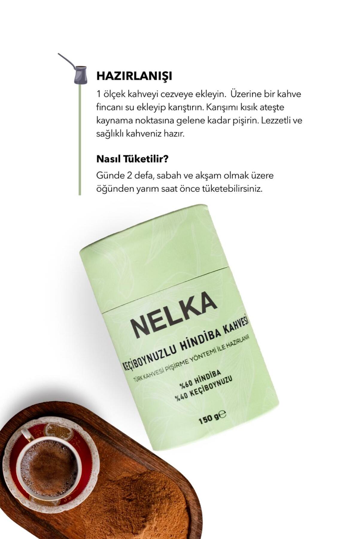 NELKA Keçiboynuzlu Hindiba Kahvesi - 150 g x 4 (4 al 3 öde) - Görsel 3