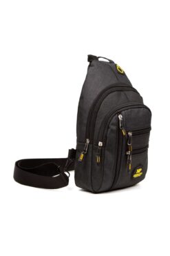 Linatigers Unisex Siyah Usb Kulaklık Çıkışlı Omuz Çantası Çapraz Askılı Göğüs Çanta