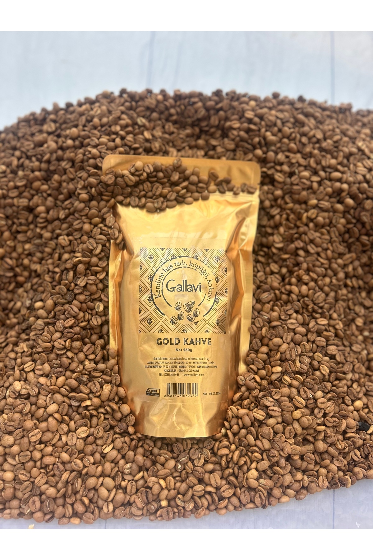 GALLAVİ Gallavi Granül Gold Dökme Kahve