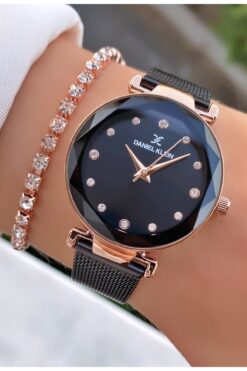 Daniel Klein Çift Renk Su Geçirmez 2 Yıl Garantili Kadın Kol Saati - Bileklik Dkl00851.1.019