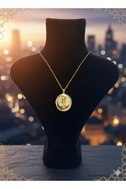 BANEDETTA Uzak Şehir Çelik Alya Kolye Anka Kuşu Açılabilir Zirkon Taşlı Paslanmaz Çelik Kolye