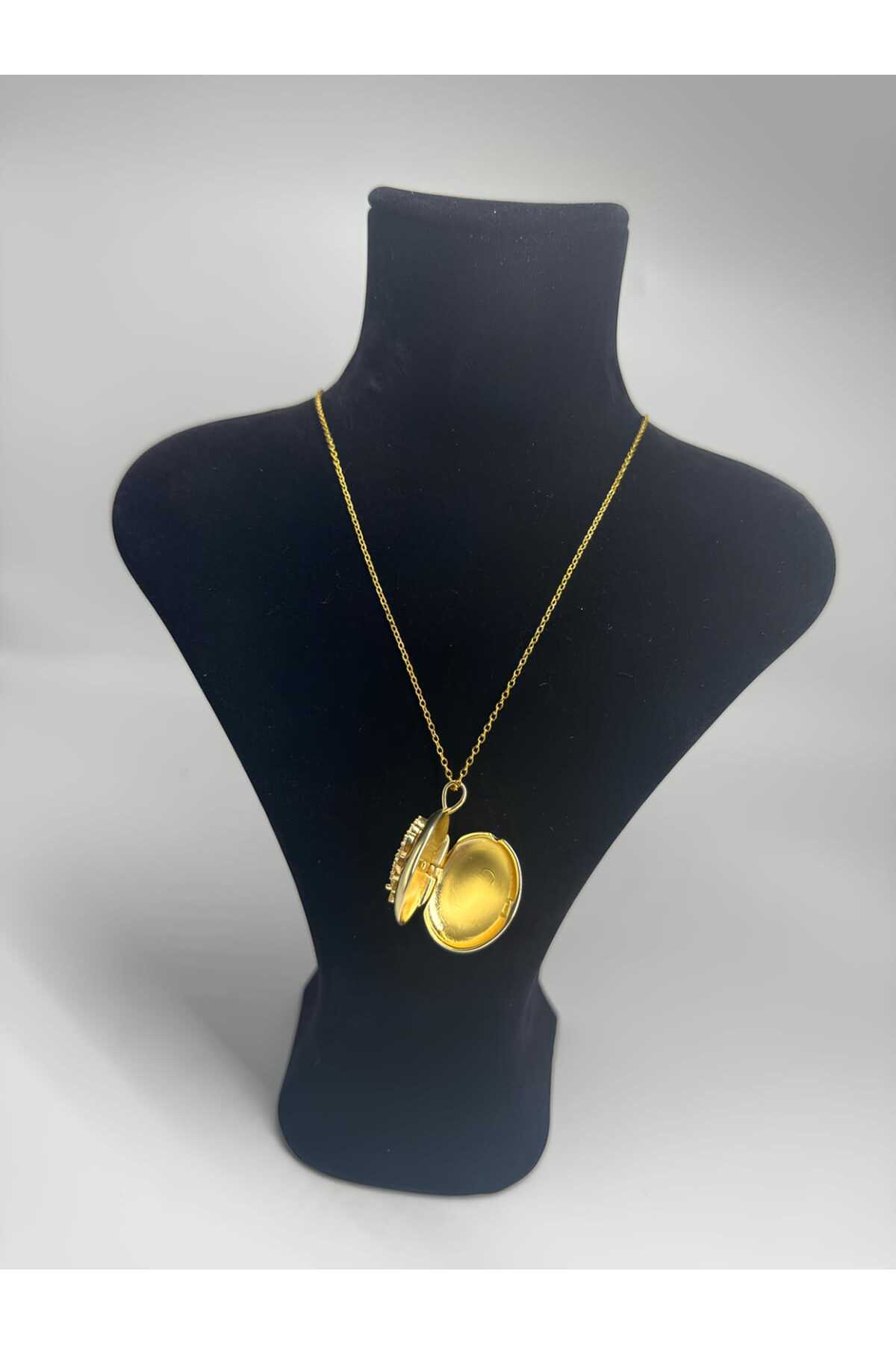 BANEDETTA Uzak Şehir Çelik Alya Kolye Anka Kuşu Açılabilir Zirkon Taşlı Paslanmaz Çelik Kolye - Görsel 3