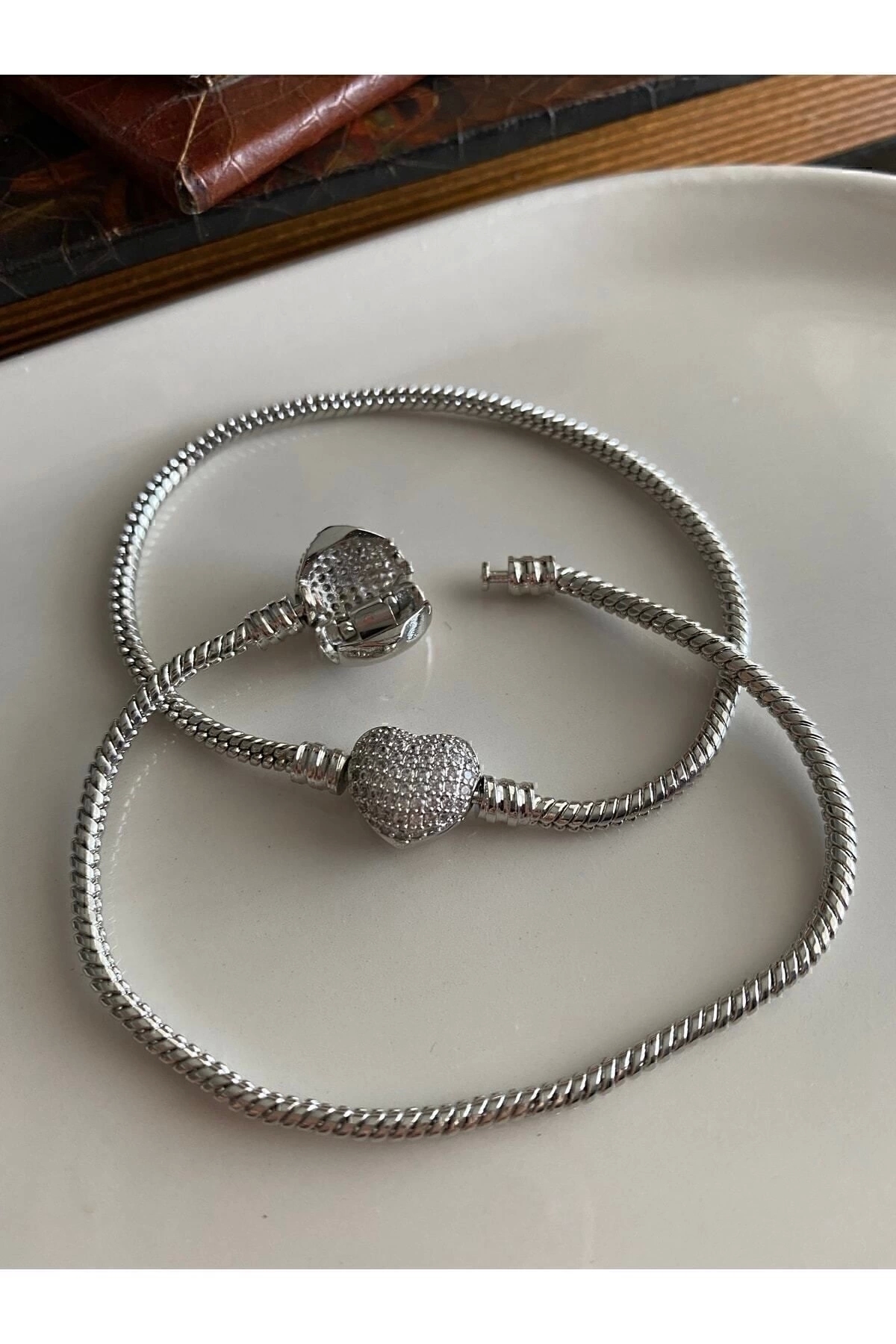 Genel Markalar Pandora Kalp Klipsli Bileklik - Görsel 2