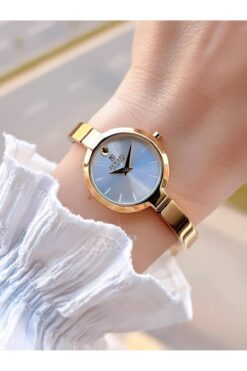 Reward Vintage Seri Küçük Kasa 2 Yıl Garantili 3 Atm Kadın Kol Saati+Bileklik RWF.147035.1