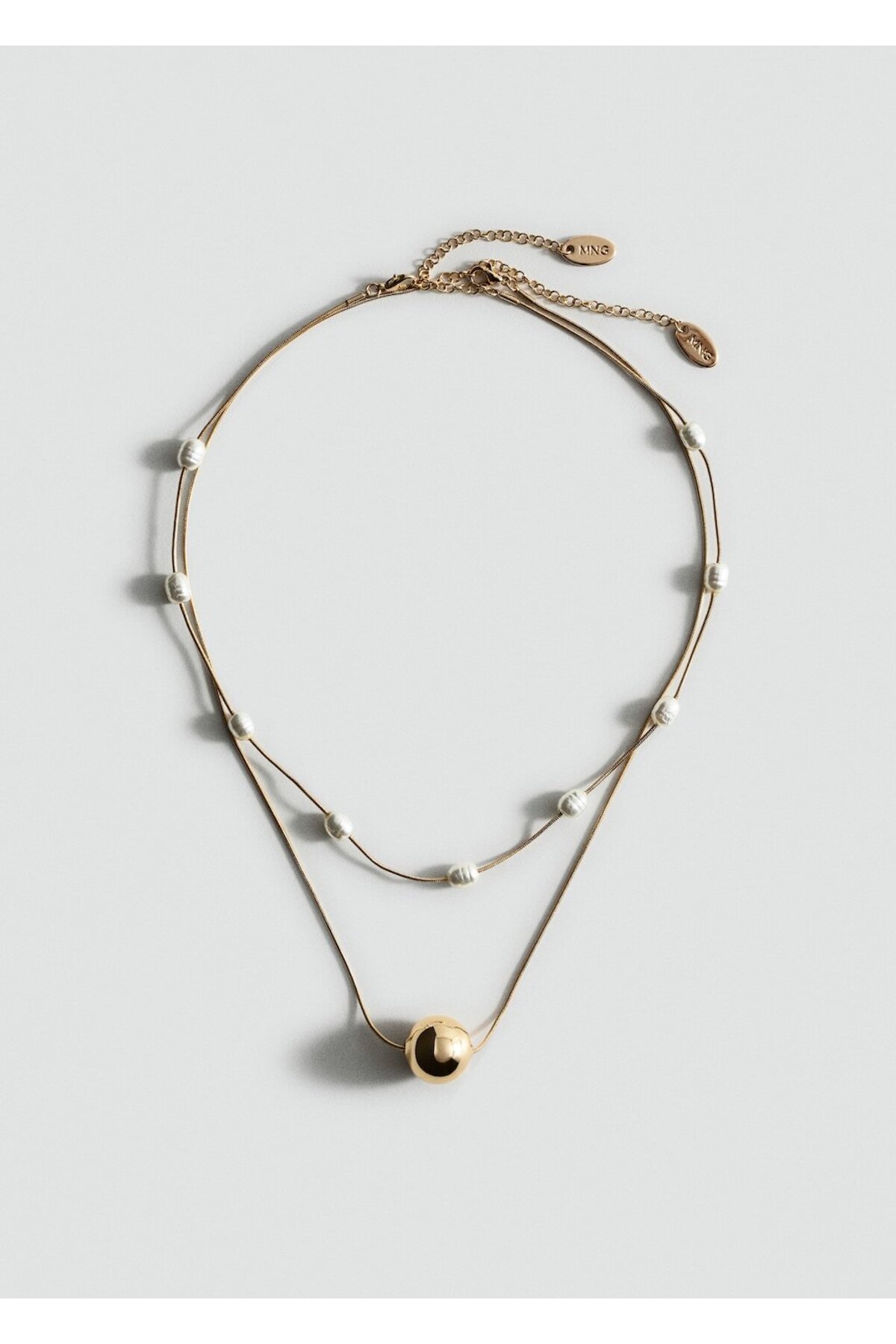 MANGO Woman Karma çift kolye - Görsel 2