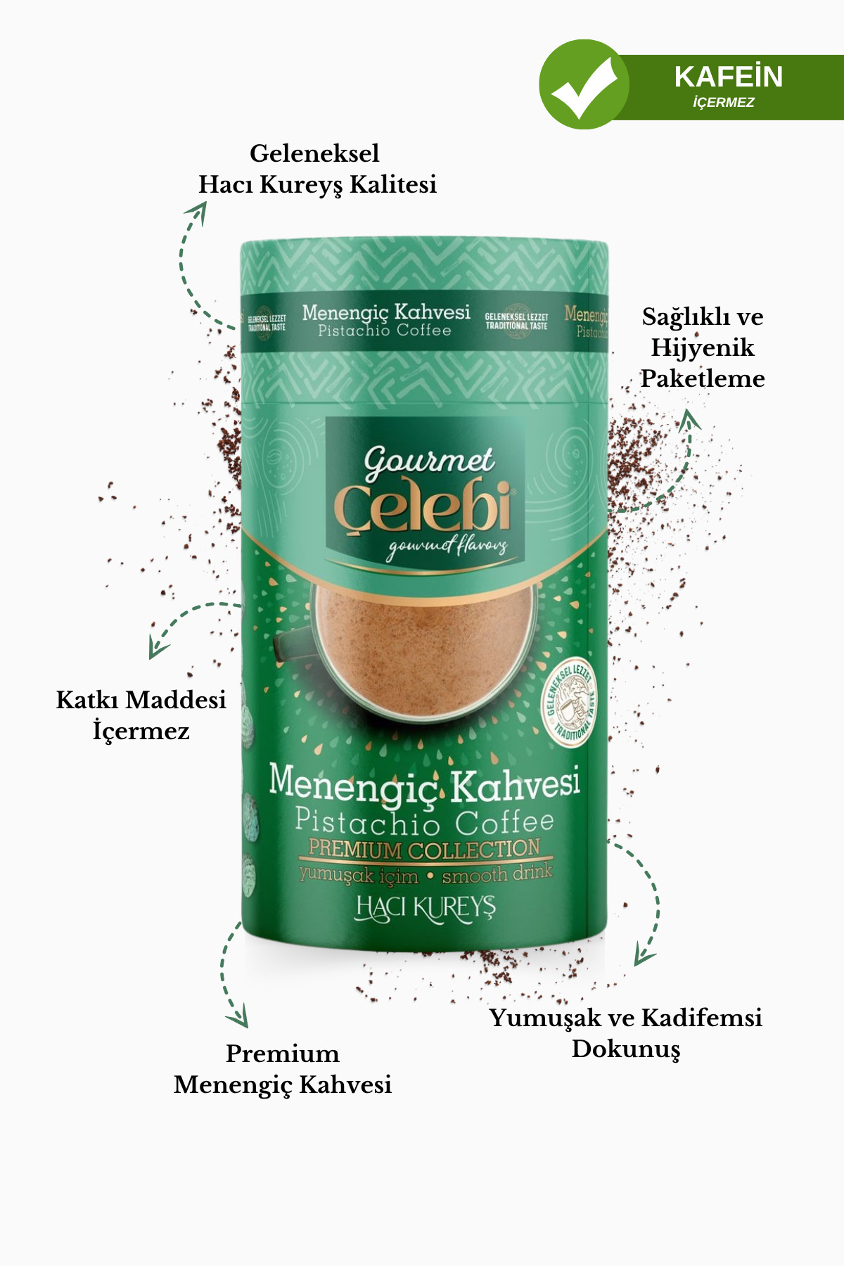 gourmet çelebi Menengiç Kahvesi 250gr. 250 Gr - Görsel 2