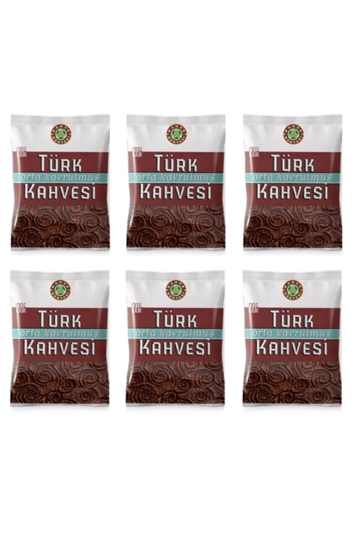 Kahve Dünyası Orta Kavrulmuş Türk Kahvesi 6 x 100 G