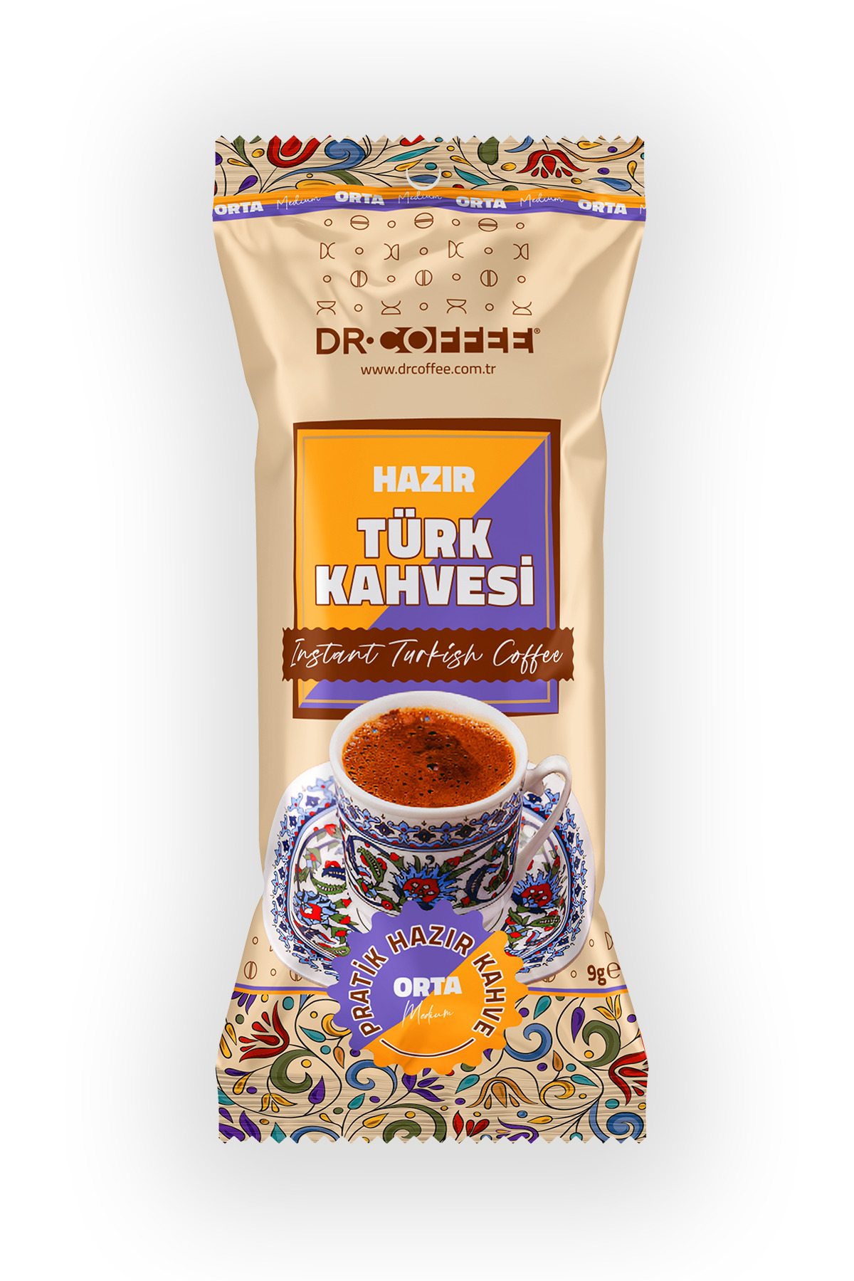DR. TEA COFFEE Drteacoffee Hazır Türk Kahvesi Orta 9 Gr.lık 24 Lü Kutu - Görsel 2