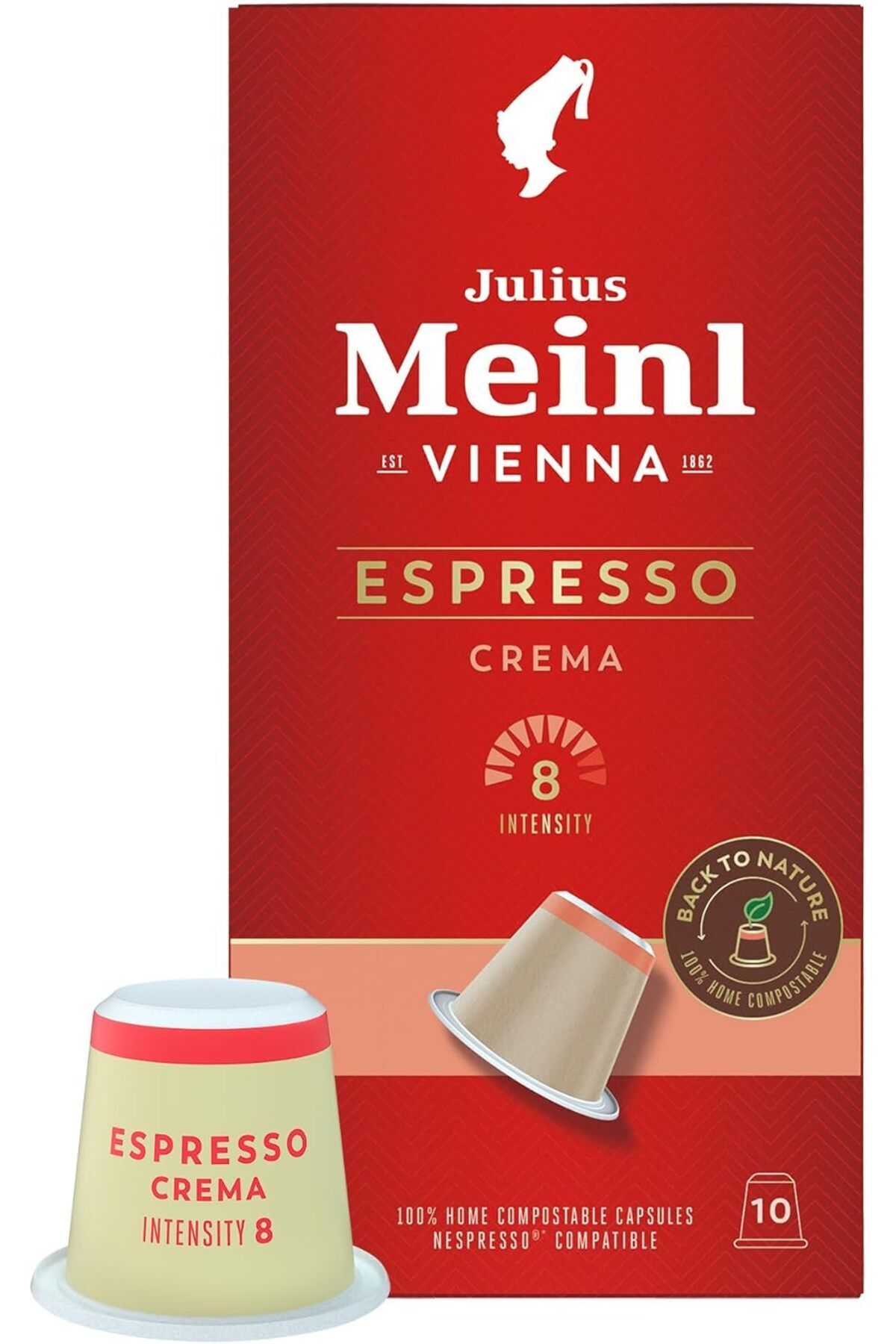 Julius Meinl Espresso Crema Nespresso Uyumlu Kapsül Kahve 10 Adet