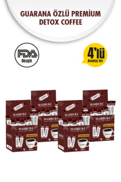 Mahbuba Guarana Özlü Premium Kahve Gün Boyu Enerji 4x60gr ( 4 Aylık 120 Kullanım )