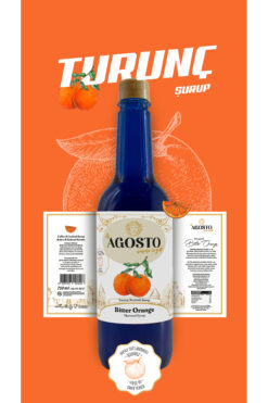 AGOSTO Turunç (Bitter Orange) Şurup 750 ml-Kahve Şurubu