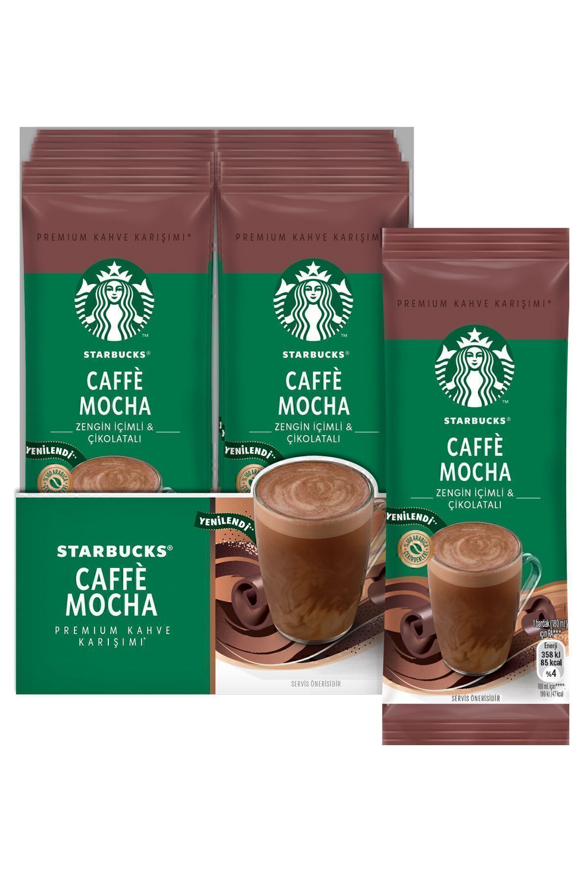 Starbucks Caffe Mocha Premium Kahve Karışımı 22 Gr X 10 Paket - Görsel 2