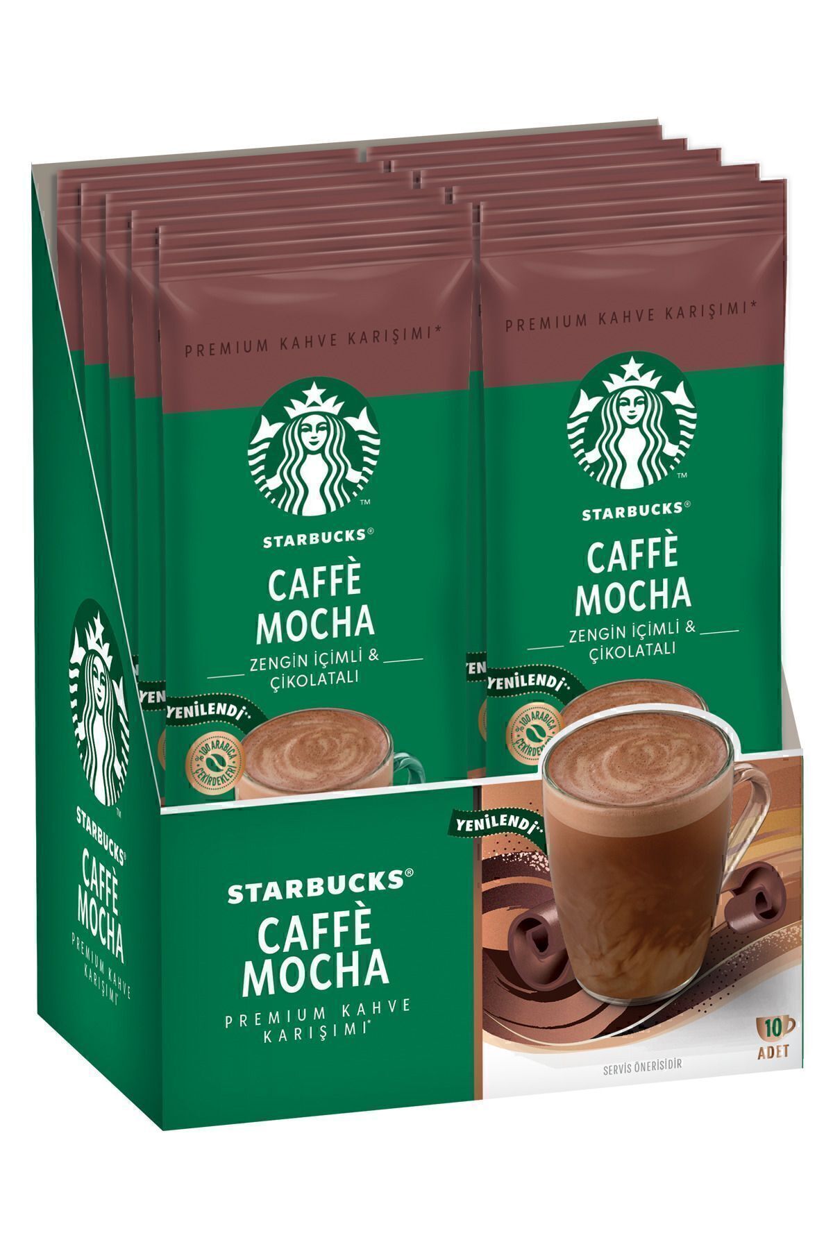 Starbucks Caffe Mocha Premium Kahve Karışımı 22 Gr X 10 Paket - Görsel 3