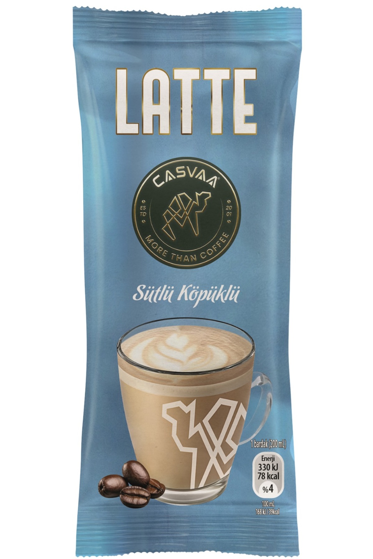 Casvaa Coffee Latte Sütlü Köpüklü 24'lü 20gr