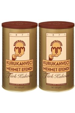 Mehmet Efendi Türk Kahvesi 500gr - Teneke - 2 Adet
