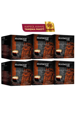 Mahmood Coffee Espresso Kapsül Tanışma Paketi Dolce Gusto Uyumlu Kapsül Kahve Fırsat Paketi 16 Adet X 6 Paket