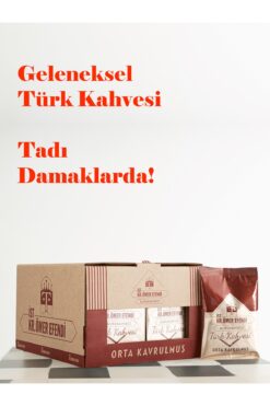 KuruKahveci Ömer Efendi Geleneksel Türk kahvesi, her pakette aynı Lezzet! Orta Kavrulmuş Türk Kahvesi 100 gr x 24 adet