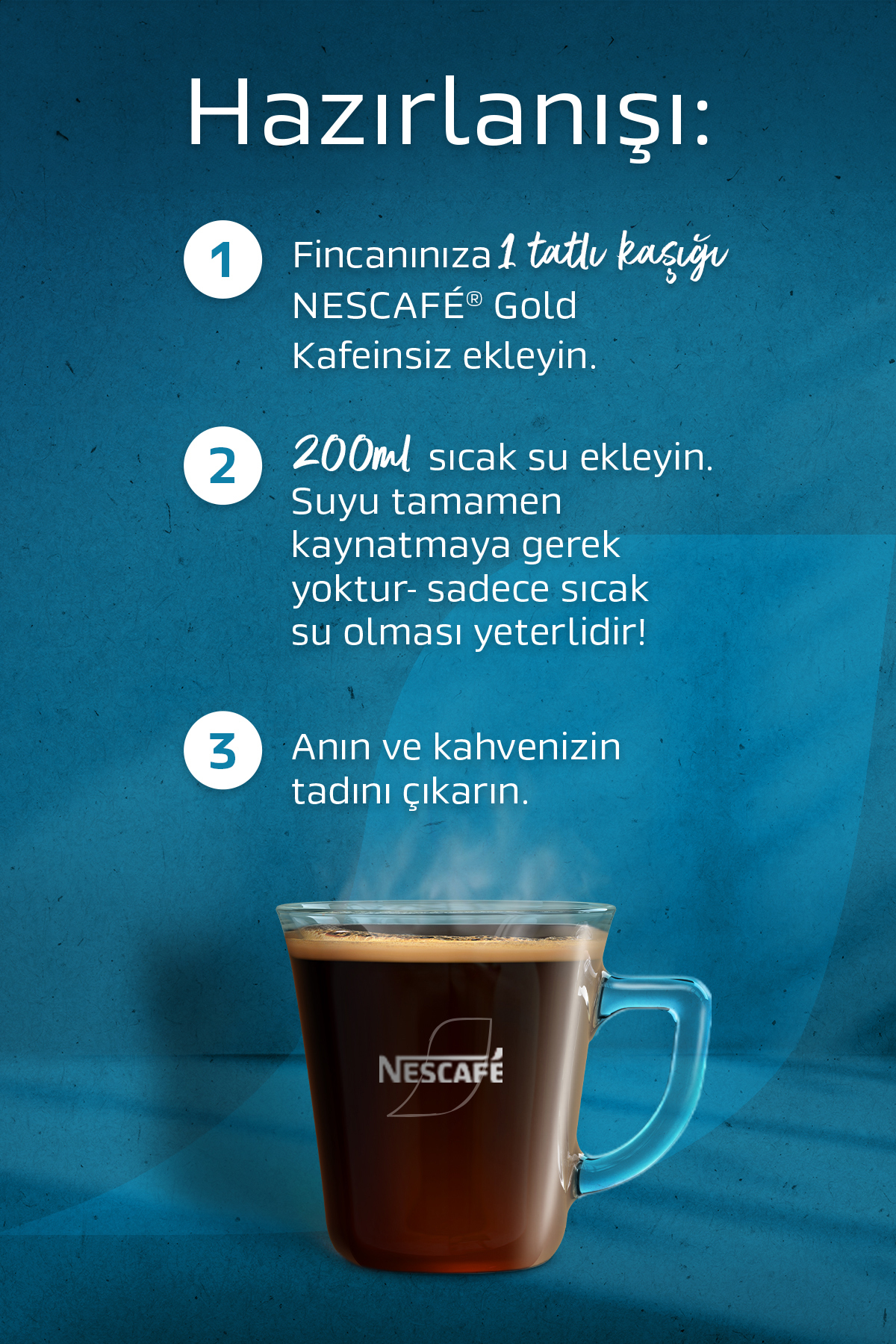Nescafe Gold Decaf Kafeinsiz Çözünebilir Kahve 70G - Görsel 3