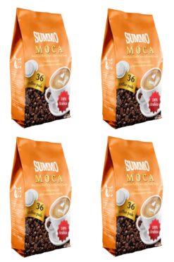 SUMMO Moca 144'lü Avantaj Paketi (36x4) Senseo Pads Coffee Pod Kahve Kapsülü
