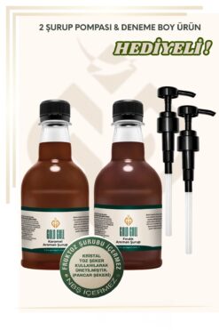gold gull Karamel & Fındık Aromalı Kahve & Meyve Şurubu 2 X 300 Ml.
