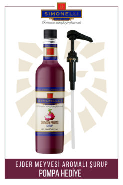 Simonelli Kahve Ve Kokteyl Şurubu Ejder Meyvesi Aromalı 700 ml Pompa