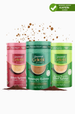 gourmet çelebi Fıstıklı,dibek,menengiç Kahvesi 250 gr