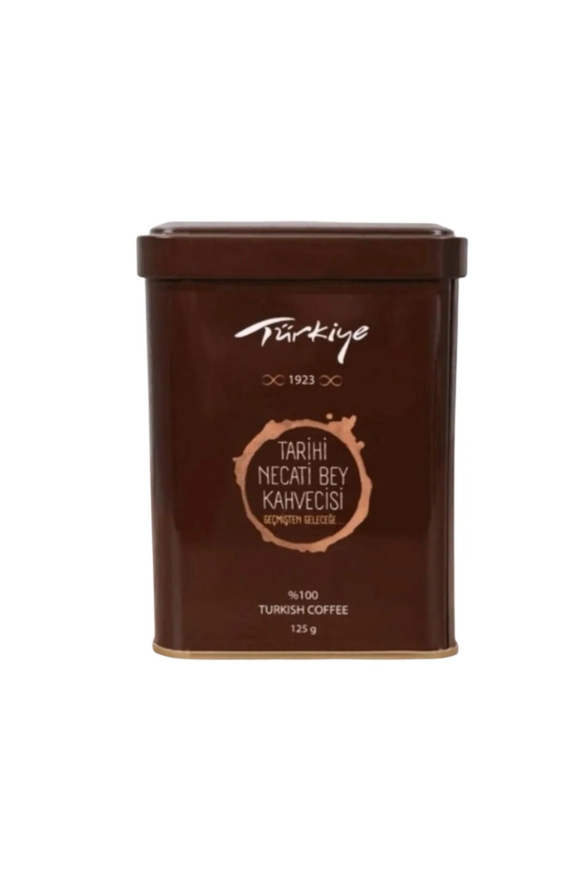 Tarihi Necati Bey Kahvecisi Tarihi Necatibey Kurukahvecisi Türk Kahvesi 125 gr Metal Kutu