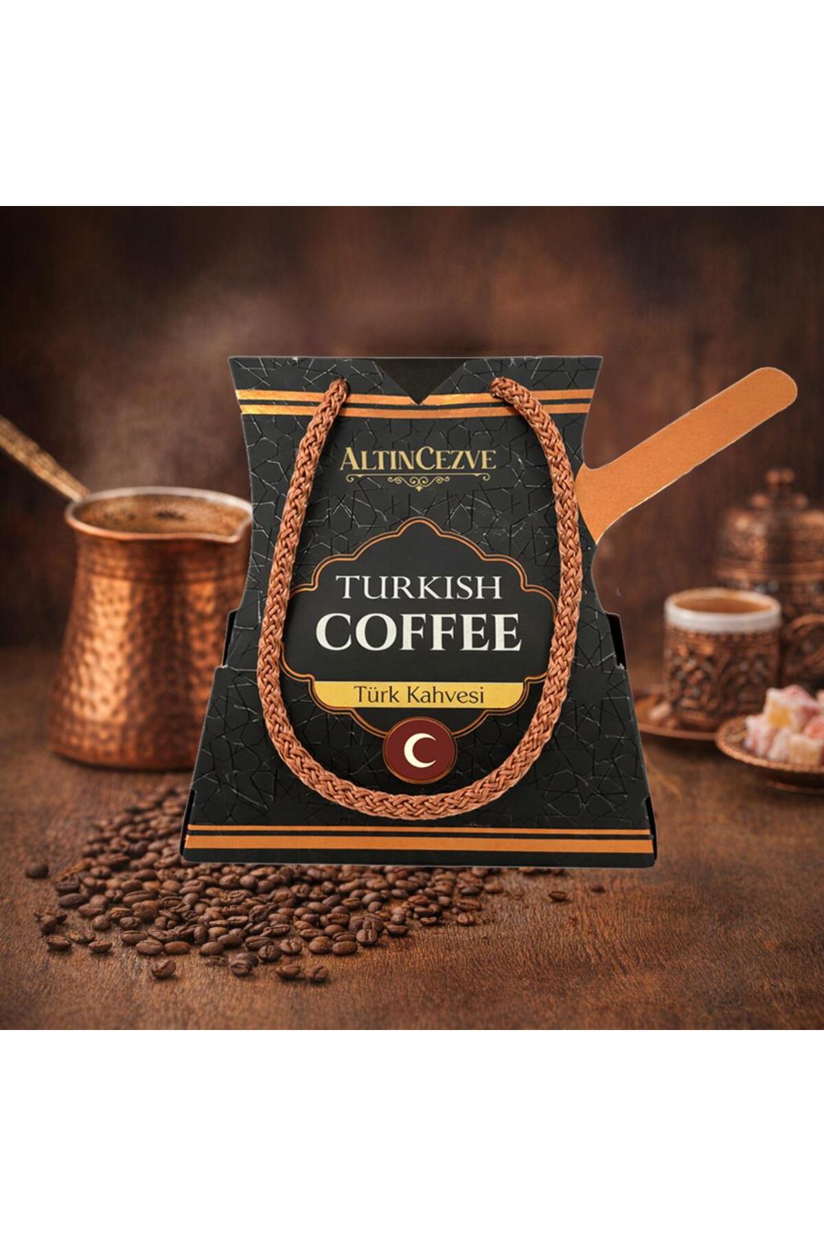 Altıncezve Türk Kahvesi 80 gr - Hediyelik Cezve Maketi Kutuda - Görsel 2