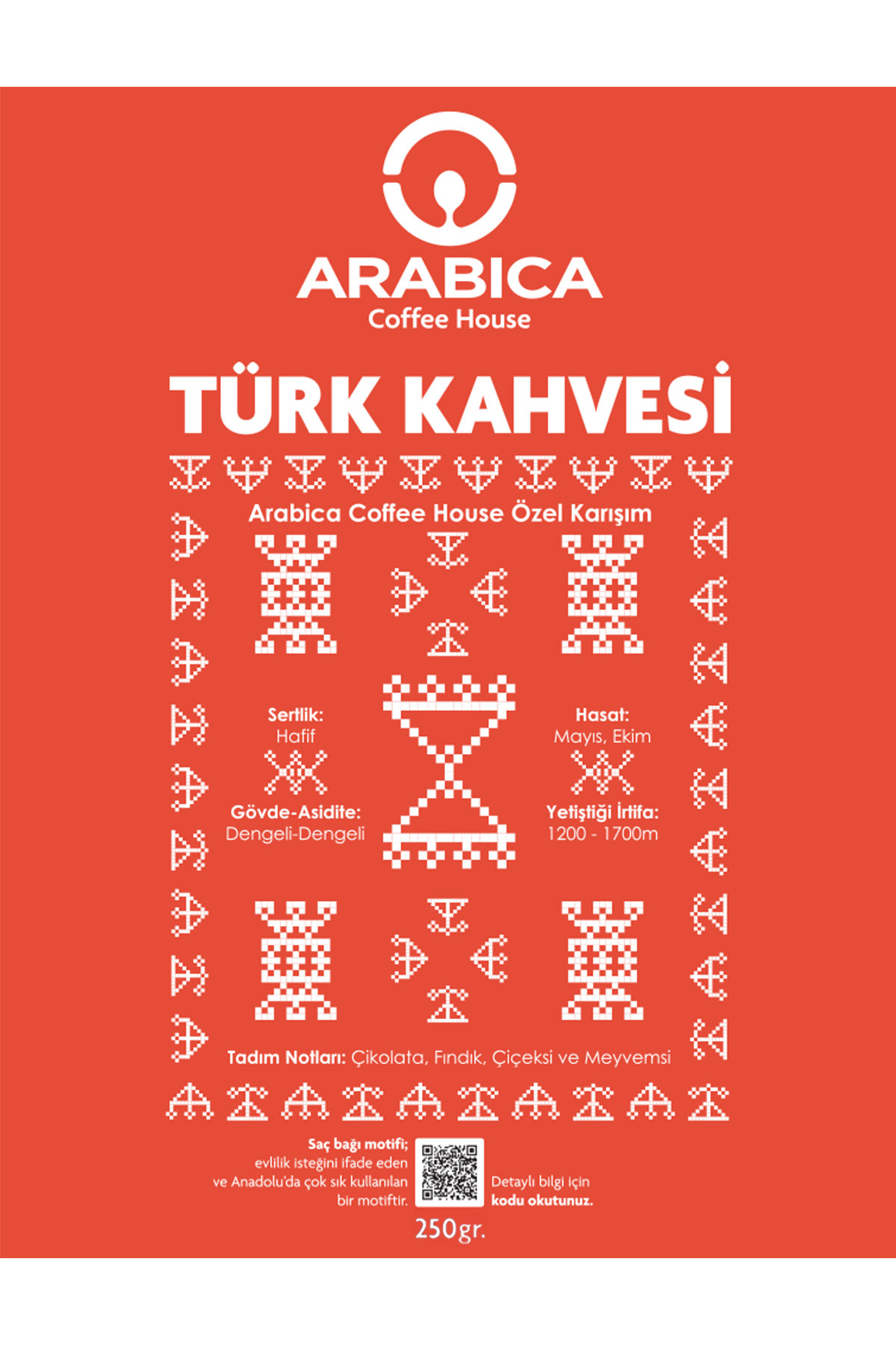 ARABICA COFFEE HOUSE TÜRK KAHVESİ 250 GR - Görsel 2