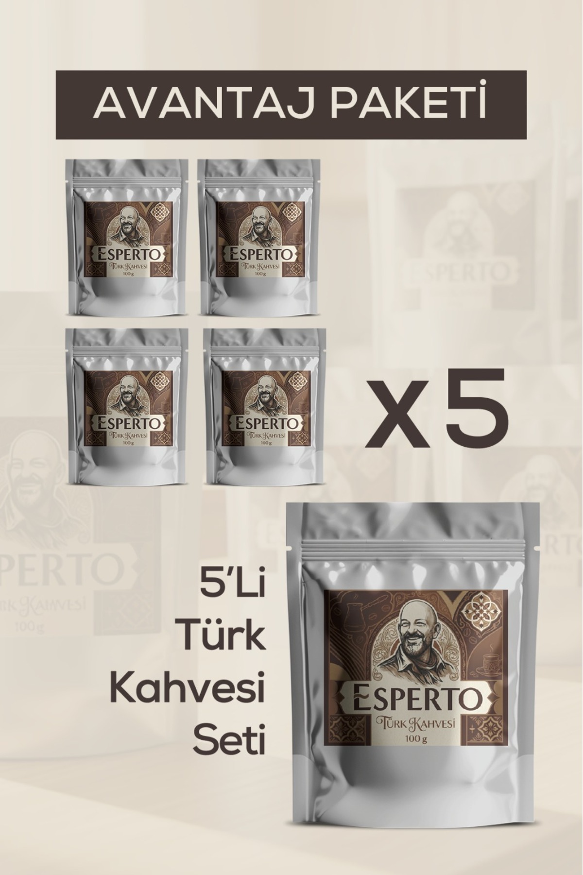 ESPERTO Dİ CAFFEE Türk Kahvesi 100g x5