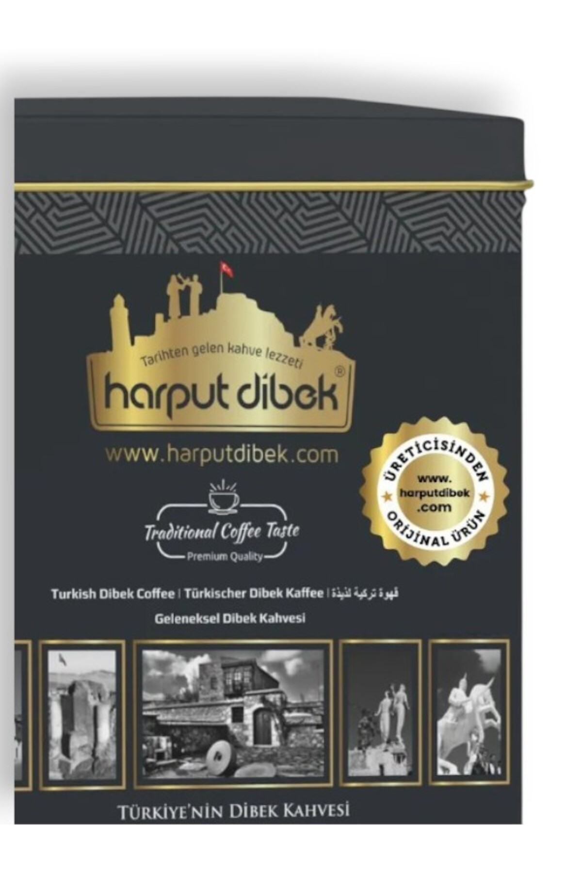 HARPUT DİBEK Harput Dibek Kahvesi Teneke Kutu 250 gr 2li - Görsel 3