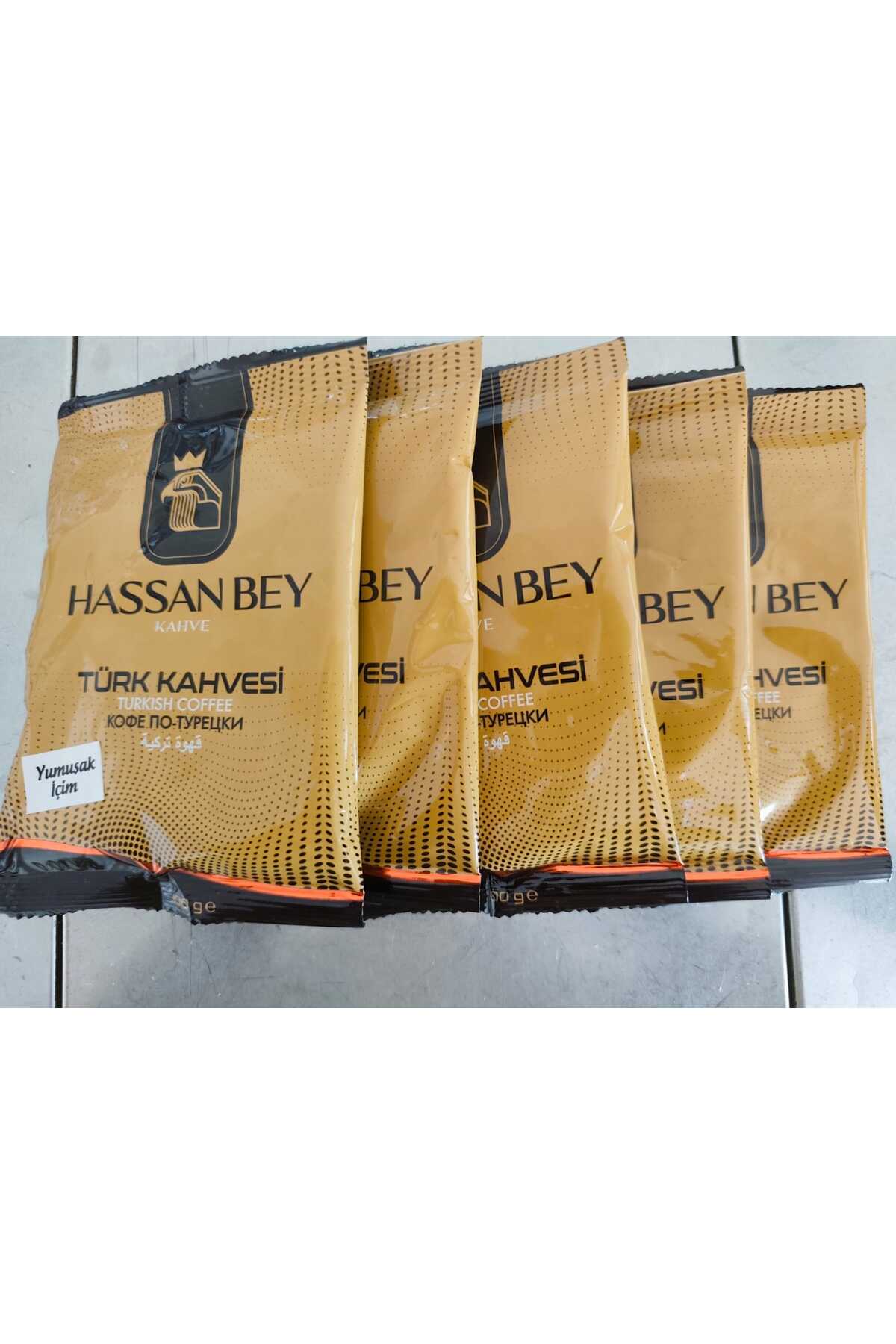 HASSANBEY KAHVE & BAHARATLARI türk kahvesi yumuşak içim 5'li