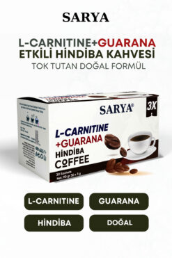 SARYA 3X Form L-Carnitine, Guarana ve Hindiba Şase Coffee