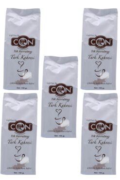 CON KAHVE Tek Kavrulmuş 100 Gr ( 5 Adet)
