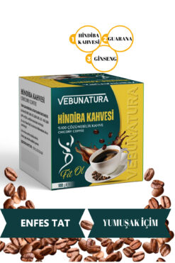 VEBUNATURA Hindiba Kahvesi, Guarana,Ginseng Kahve 1 Aylık -( 60 Kullanım ) NET 100gr