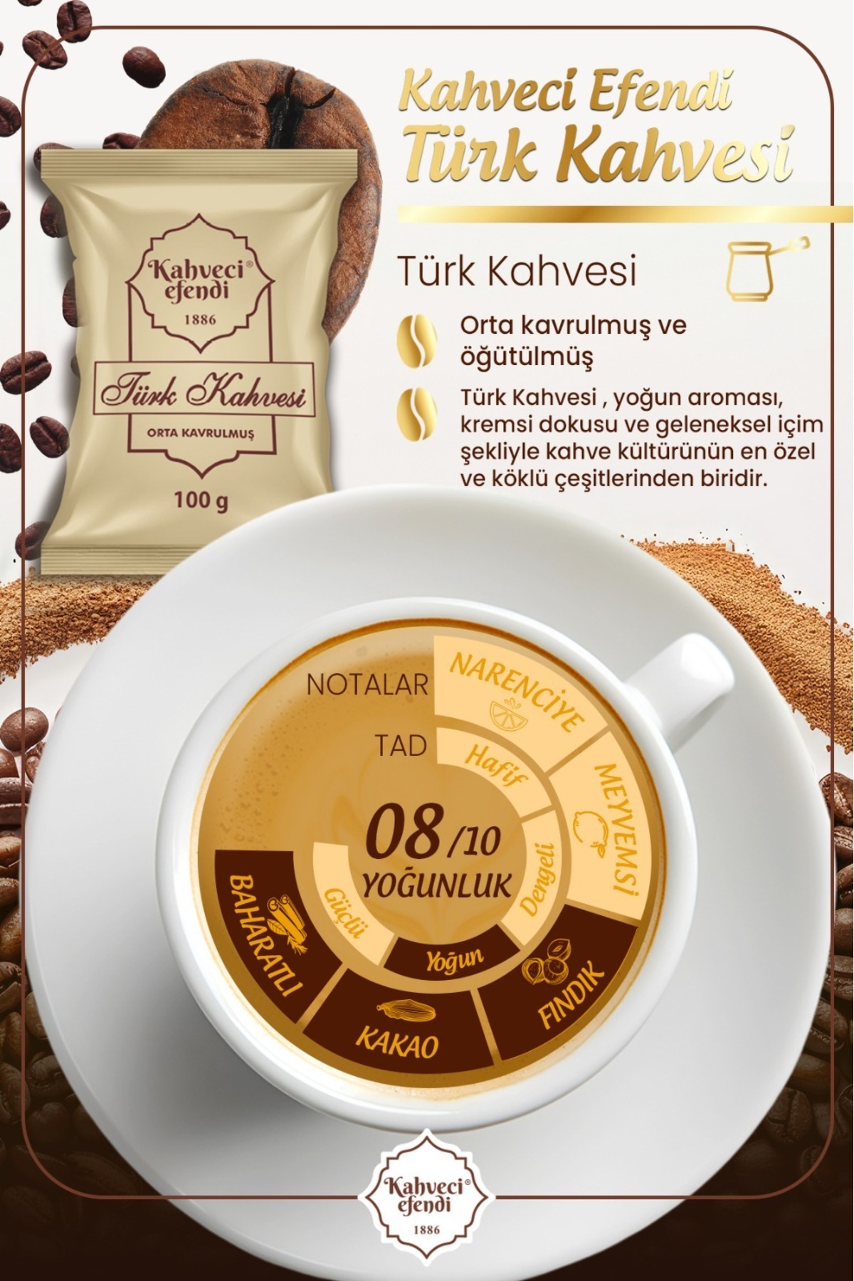 kahveciefendi Türk Kahvesi 100 gr - Görsel 2