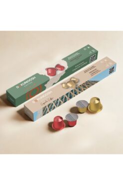 Dokunoosh Nespresso @ %100 uyum Garantisi , Aluminium Kapsül Kahve 2 li Set - (Medium ve karamel aromalı)