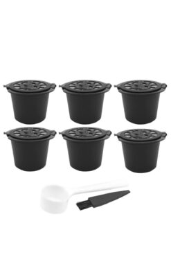 SONREYON 6 Adet Doldurulabilir Nespresso Uyumlu Kahve Kapsülü ( Yıkayıp Tekrar Kullanabilirsiniz )