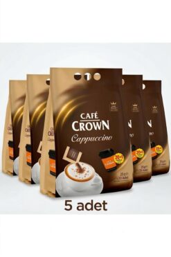 Cafe Crown Cappucino 25grx20adet Bardak Hediyeli x5 Adet