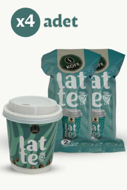 KOFE Latte Hazır Bardak Kahve 4'Lü
