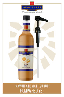 Simonelli Kahve Ve Kokteyl Şurubu Kavun Aromalı 700 ml Pompa Hediyeli