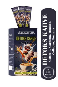 VEBUNATURA Detox Kahve (Hindiba, L-Carnitin, Collagen İçren Etkili Kahve