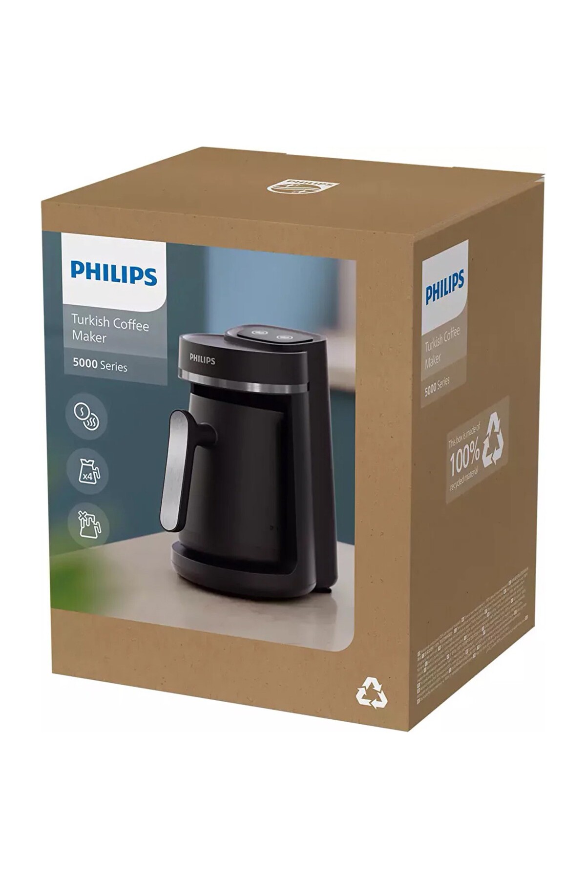 Philips HDA150/61 5000 Serisi Türk Kahvesi Makinesi, Közde Türk Kahvesi Pişirme Fonksiyonu, Kullanımı Kolay - Görsel 3