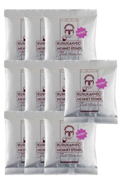 Mehmet Efendi Kafeinsiz Türk Kahvesi 50 G Folyo Ambalaj X 10 Adet 8690627421009