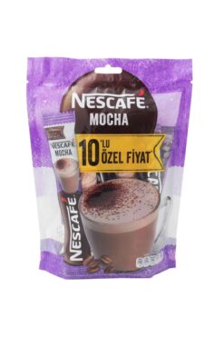 Nescafe Mocha Çikolatalı Sütlü Köpüklü Kahve 17,9 gr X 10 Lu Paket